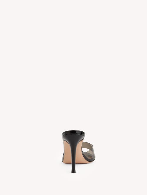 Gianvito Rossi Elle 85 Pointed Toe Mules In Black