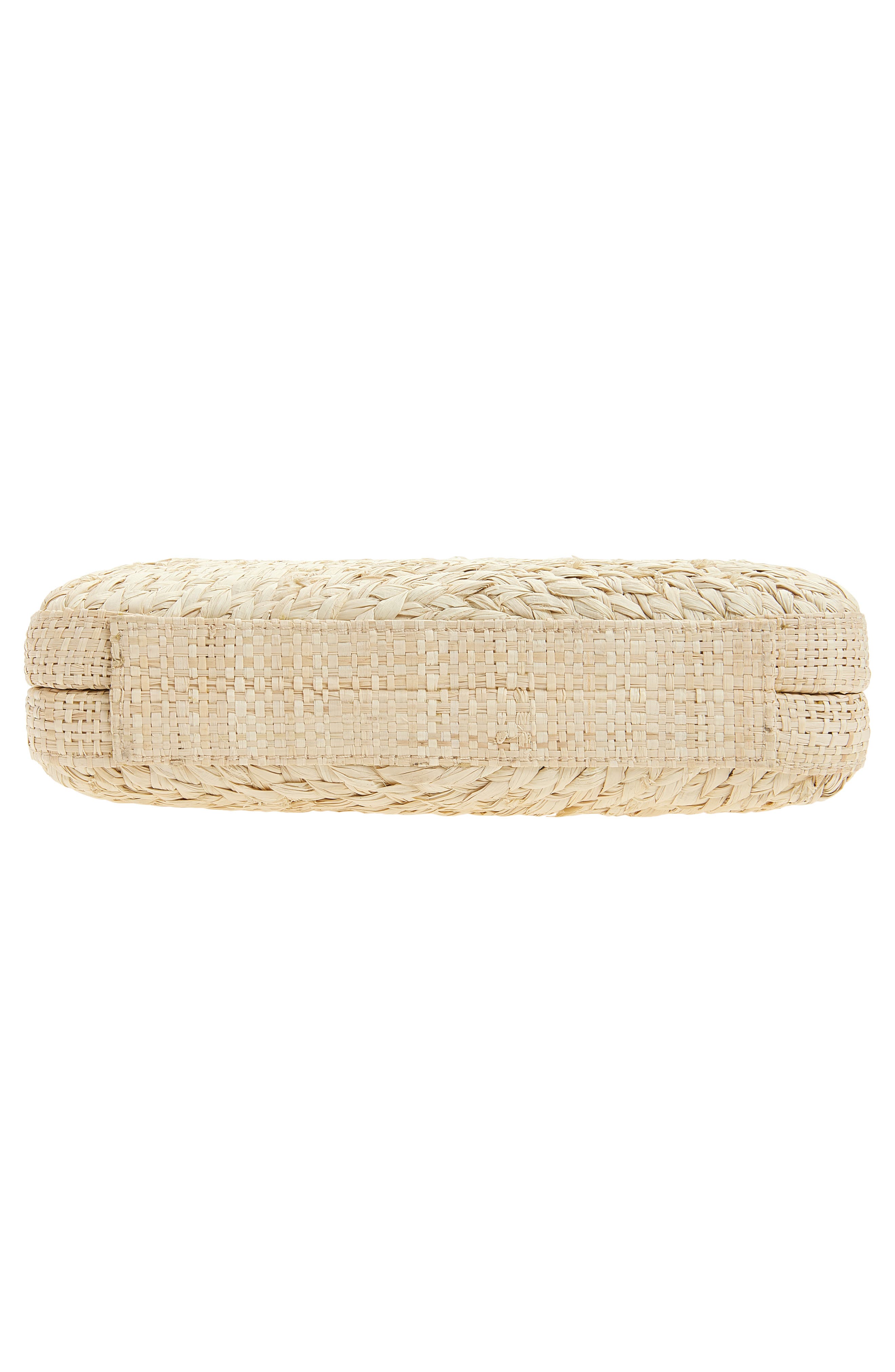 Pamela Munson The Lulu Raffia Clutch, Alternate, color, Natural