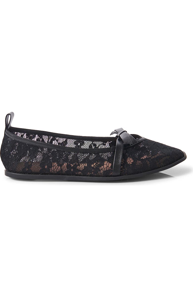 Free People Mania Mesh Bow Flat, Alternate, color,