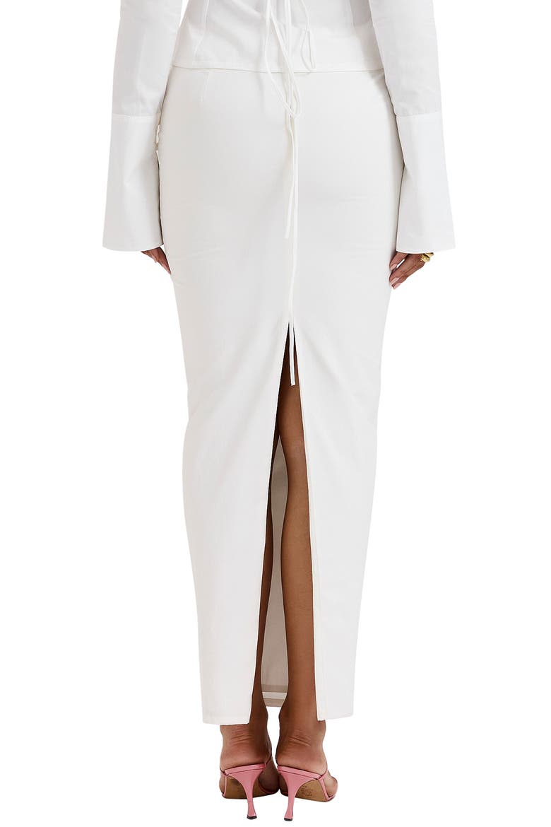 Eden Midi Skirt, Alternate, color, WHITE