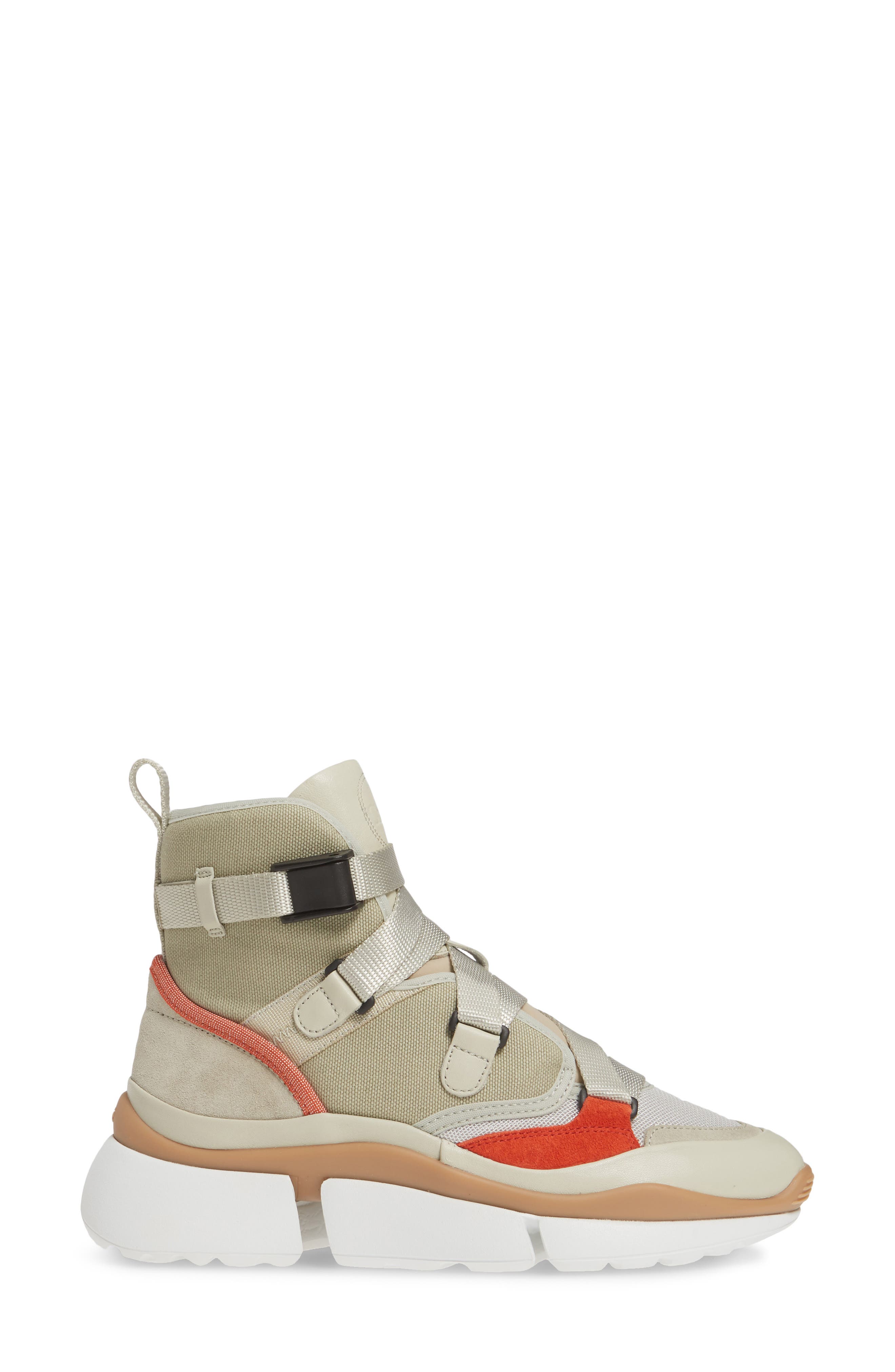Sonnie High Top Sneaker, Alternate, color, LIGHT EUCALYPTUS