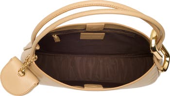 Large The Crescent Leather Shoulder Bag