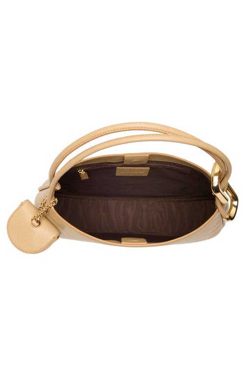 Marc Jacobs Large The Crescent Leather Shoulder Bag In Brown