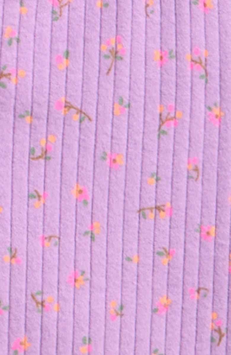 NEXT Kids Frill Hem T-Shirt & Shorts Set, Alternate, color, Purple