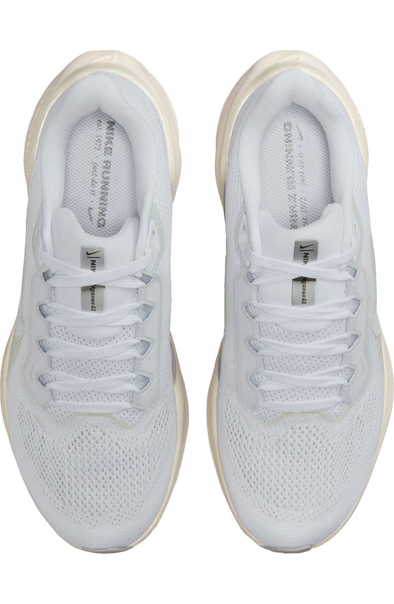 Nike Air Zoom Pegasus 41 Running Shoe, Alternate, color, White/White