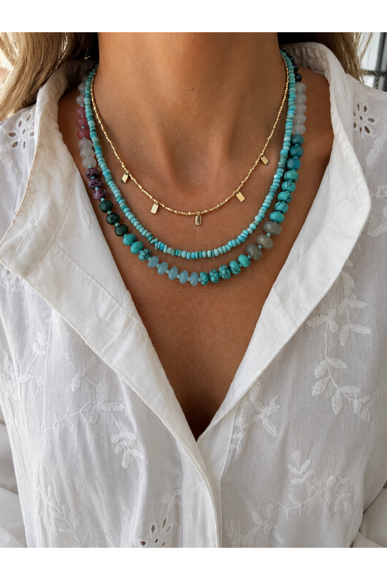 Turquoise Tides Necklace Bundle, Alternate, color, Blue-Green