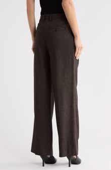 Charles Wide Leg Wool Blend Pants