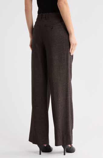 Charles Wide Leg Wool Blend Pants