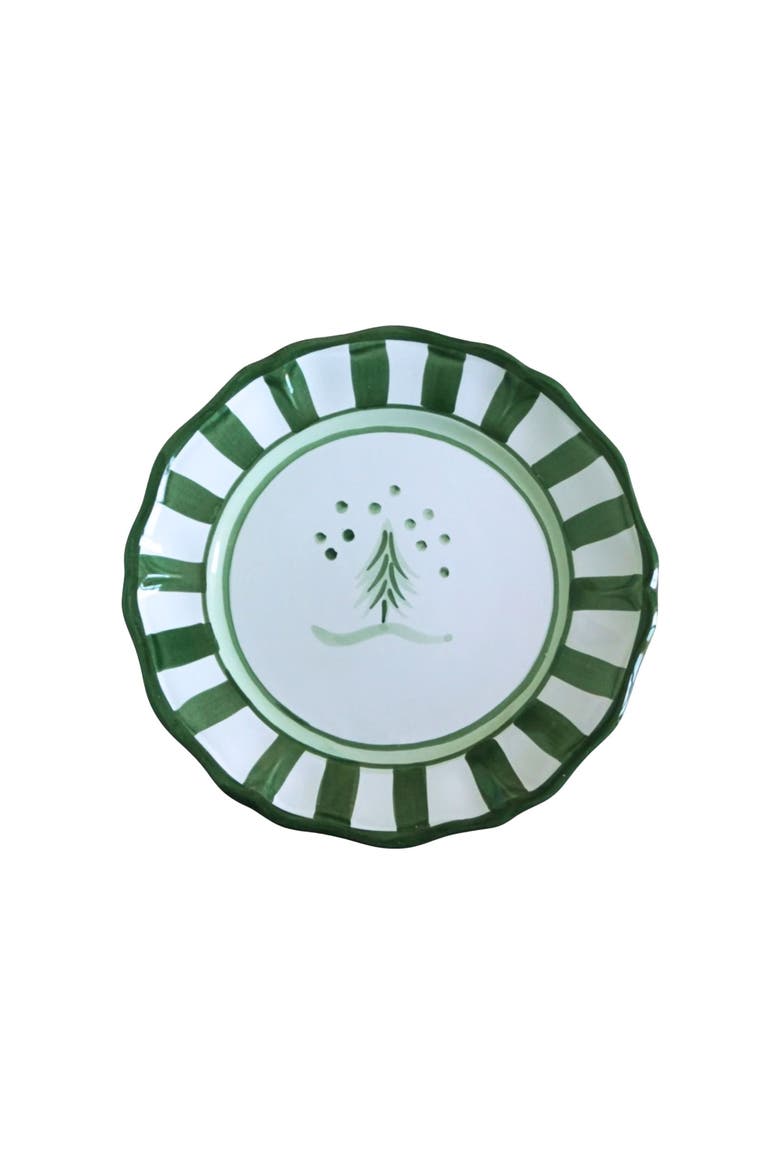 Allegro, Green - Salad (Dessert) Plate, Main, color, White