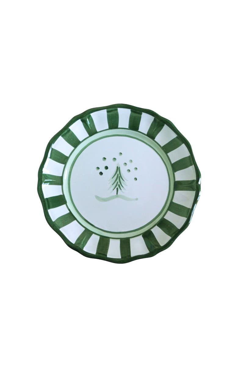 LA GABBIANELLA Allegro, Green - Salad (Dessert) Plate, Main, color, White