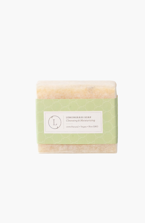 Lizush Natural Cold Process Soap Bar With Essential Oils In Lemongrass