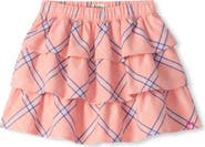 Hatley Kids' Blossom Plaid Ruffle Skirt