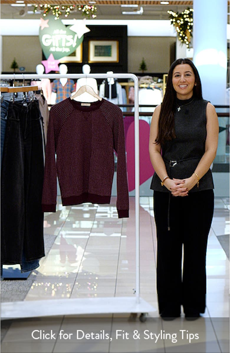 Daisy Raglan Sleeve Sweatshirt, sales video thumbnail