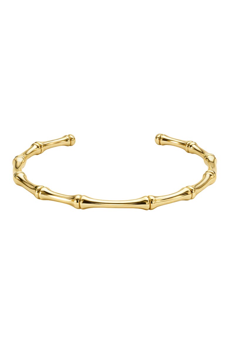 Bamboo Cuff Bracelet, Main, color, GOLD