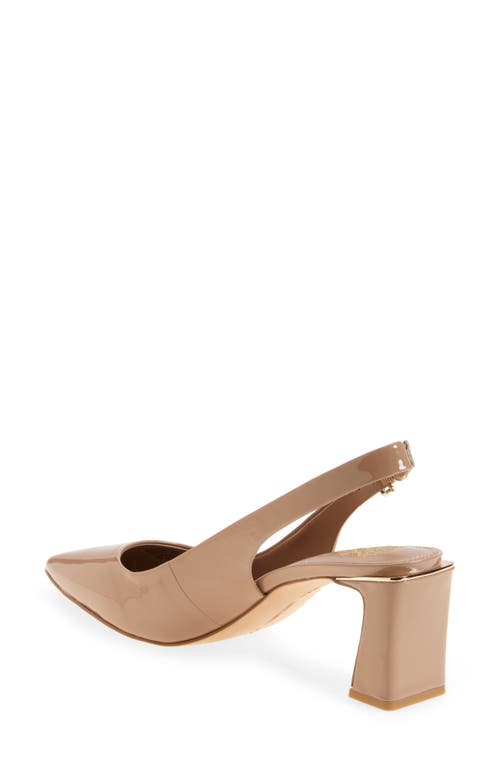 Vince Camuto Hamden Pointed Toe Slingback Pump In Chai Latte Sftpat