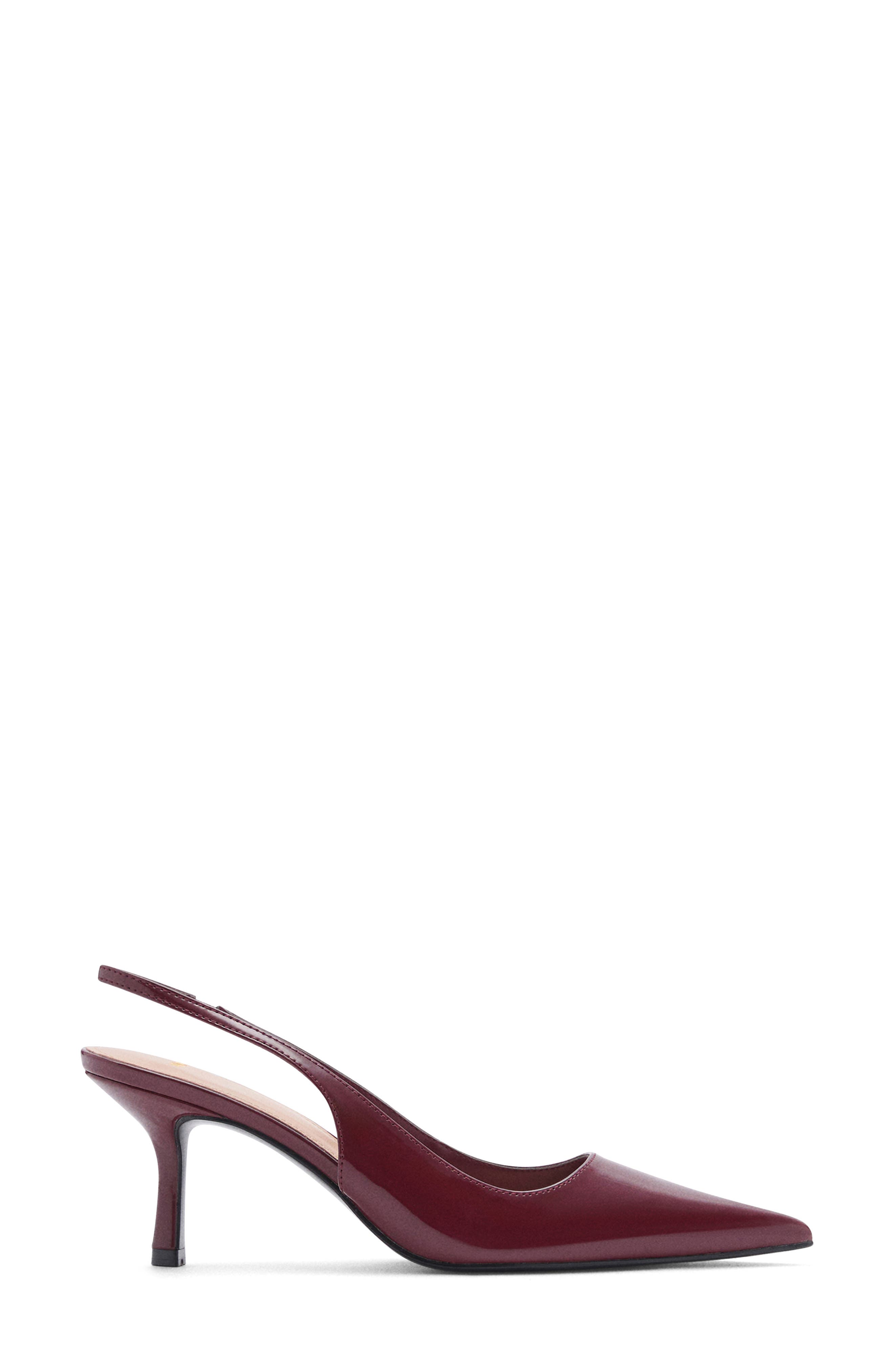 MANGO Pointed Toe Slingback Pump, Alternate, color, 