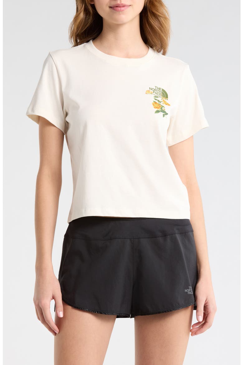 Flora Graphic T-Shirt, Main, color, WHITE DUNE