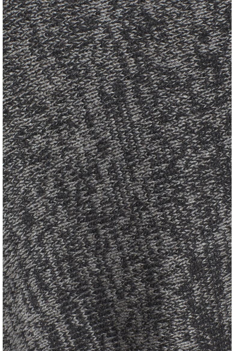 Asymmetrical Yak & Merino Twist Poncho, Alternate, color, CHARCOAL/ ASH