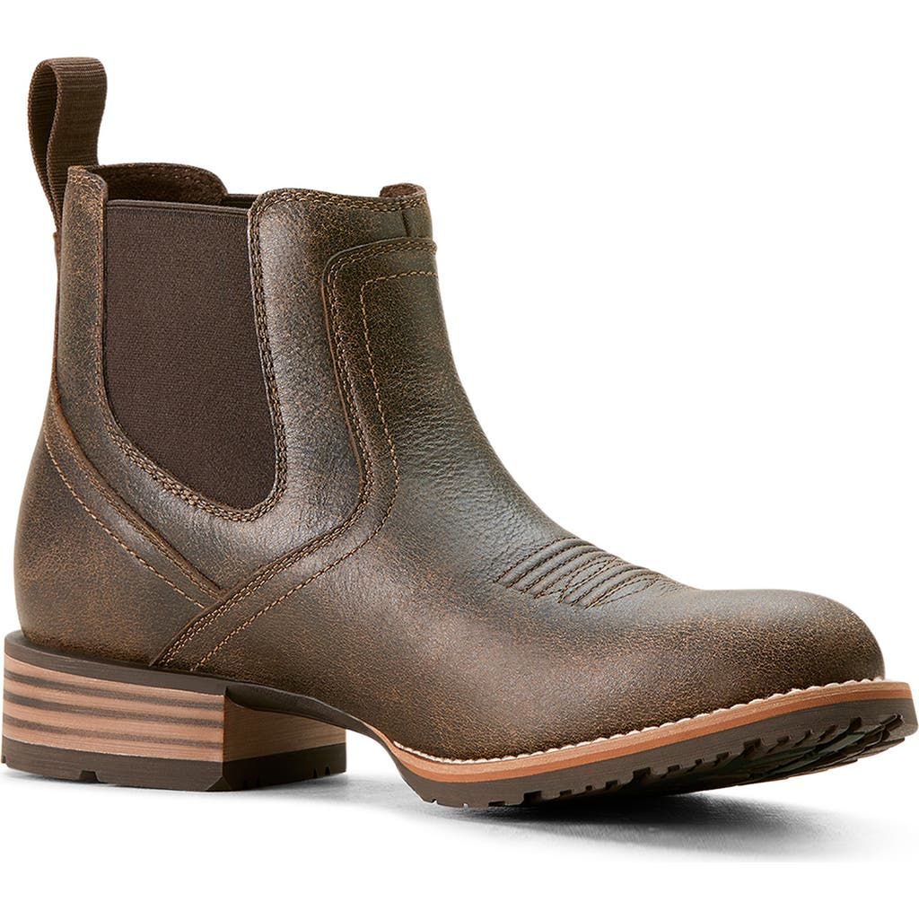 Ariat Hybrid Low Boy Chelsea Boot In Brown