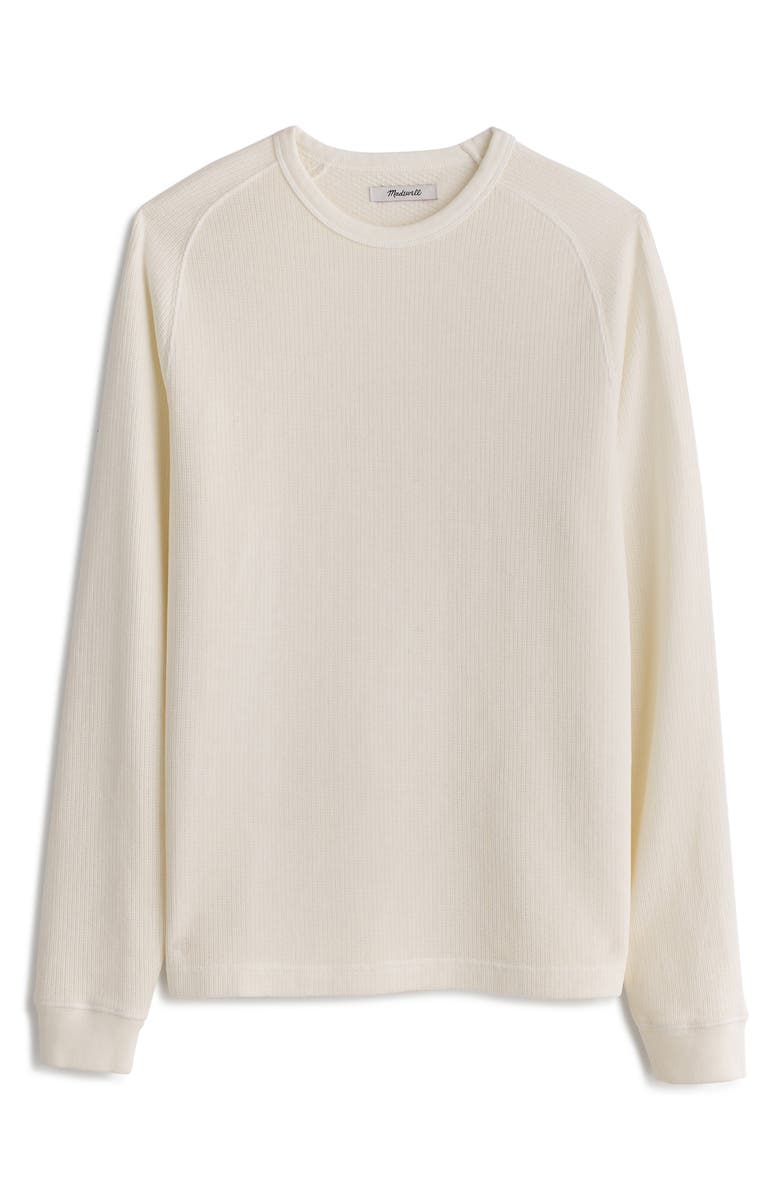 Madewell Textured Long Sleeve T-Shirt, Alternate, color, Lighthouse