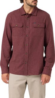 O'Neill Regent Solid Cotton Flannel Button-Up Shirt