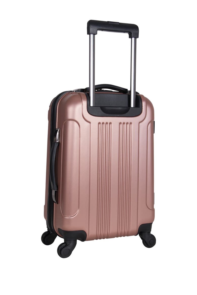 Out of Bounds 3-Piece Durable Hardshell Luggage Set, Alternate, color, ROSE GOLD