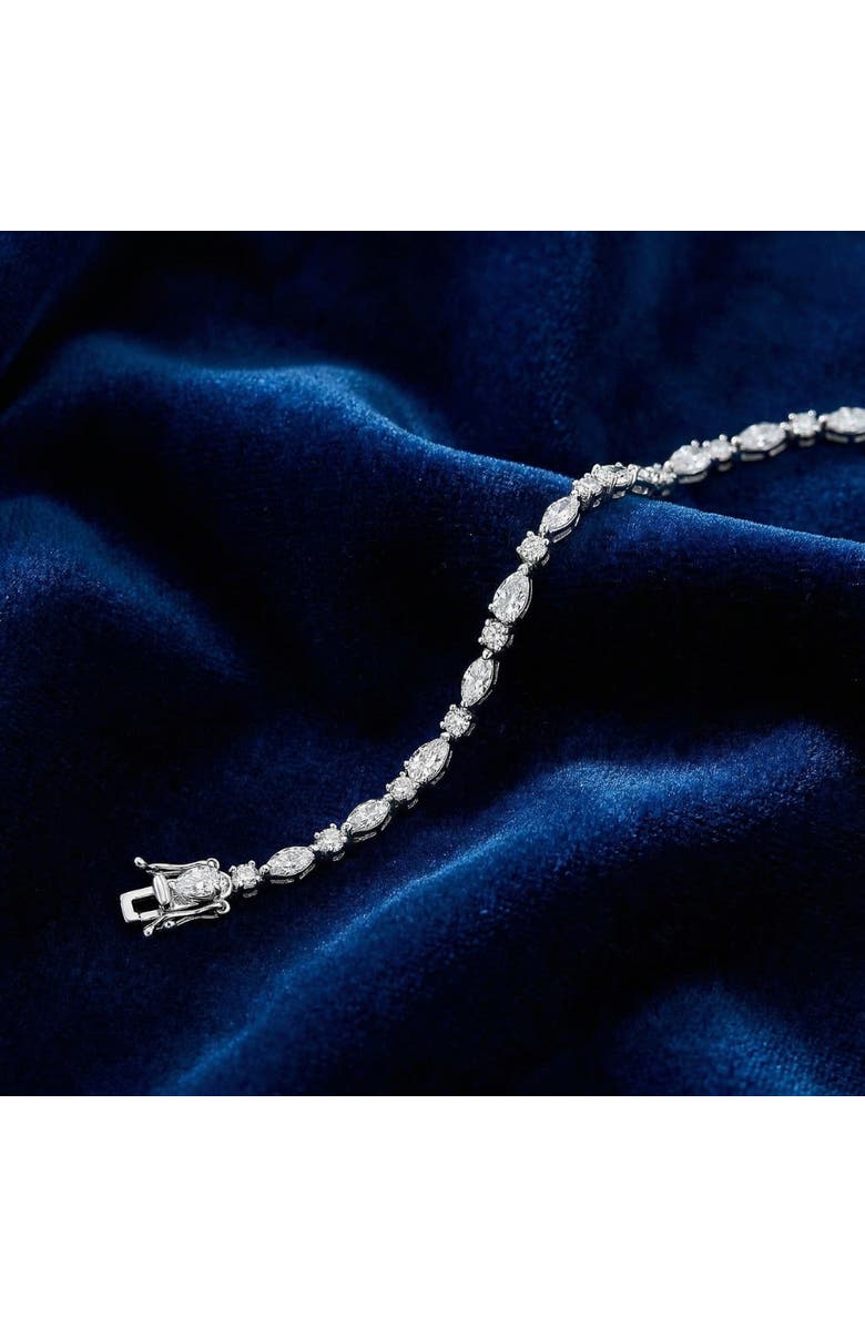 Bliss Diamond 4.10Ct Multi-Stone Diamond 7" Tennis Bracelet 14k Gold Lab Grown, Alternate, color, 