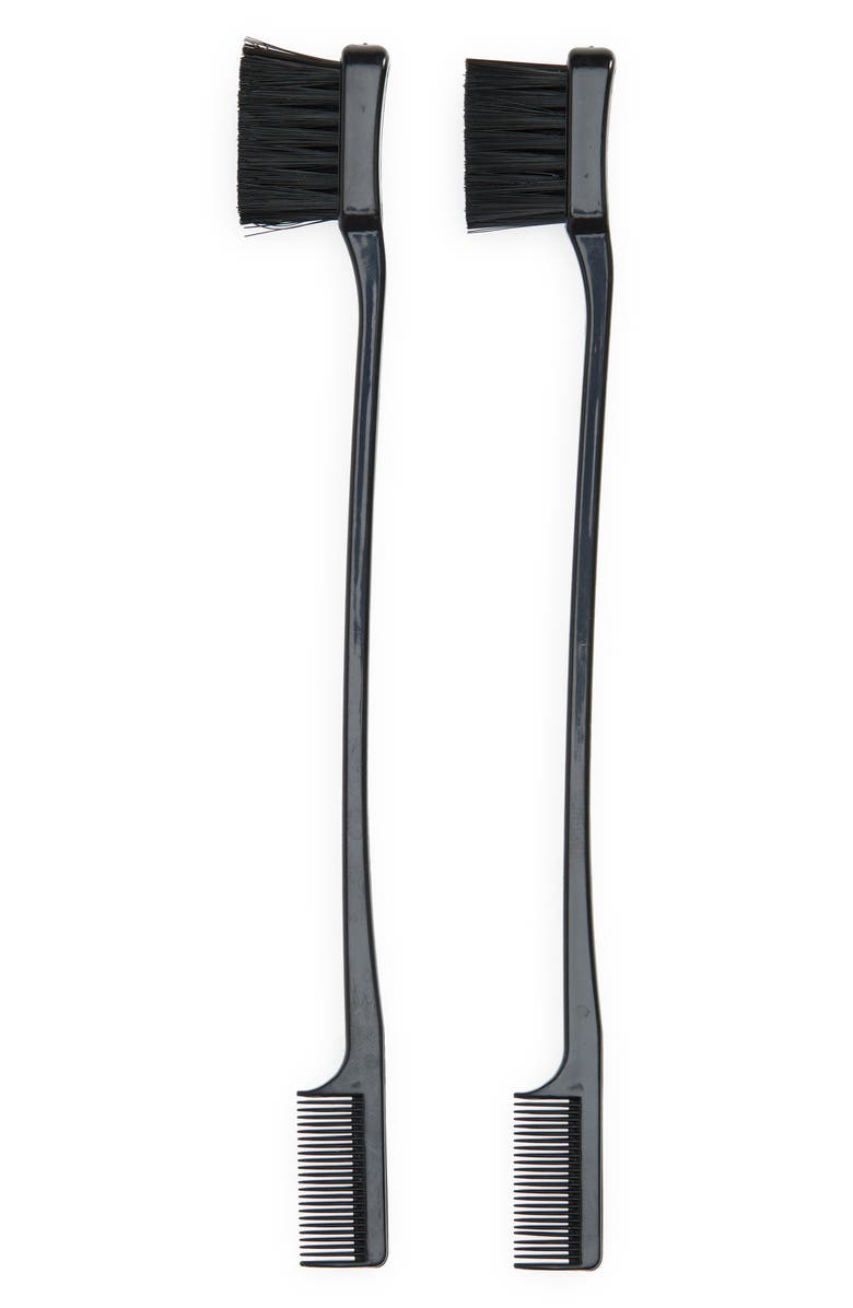 Kitsch 2-Pack Edge Brush & Combs, Main, color, 