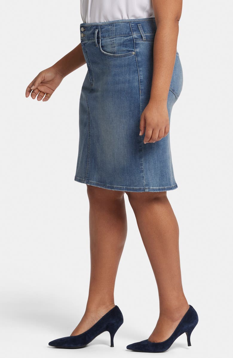 NYDJ Hollywood High Waist Denim Pencil Skirt, Alternate, color, 