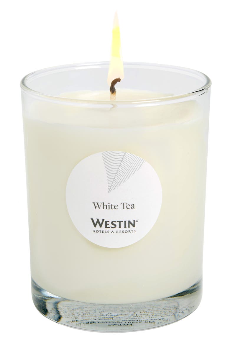 White Tea Candle, Main, color, WHITE TEA