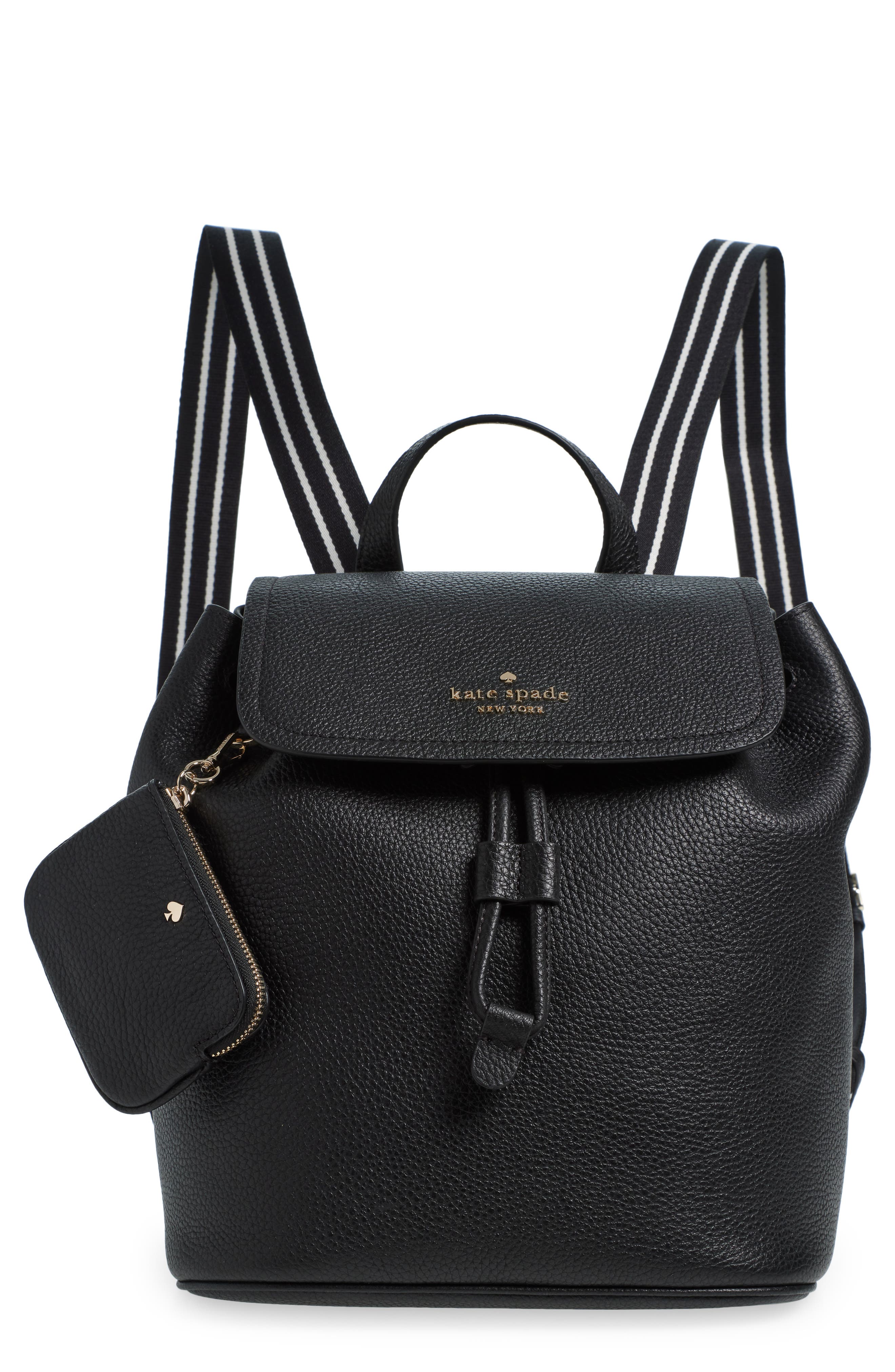 Kate Spade New York rosie medium leather flap backpack