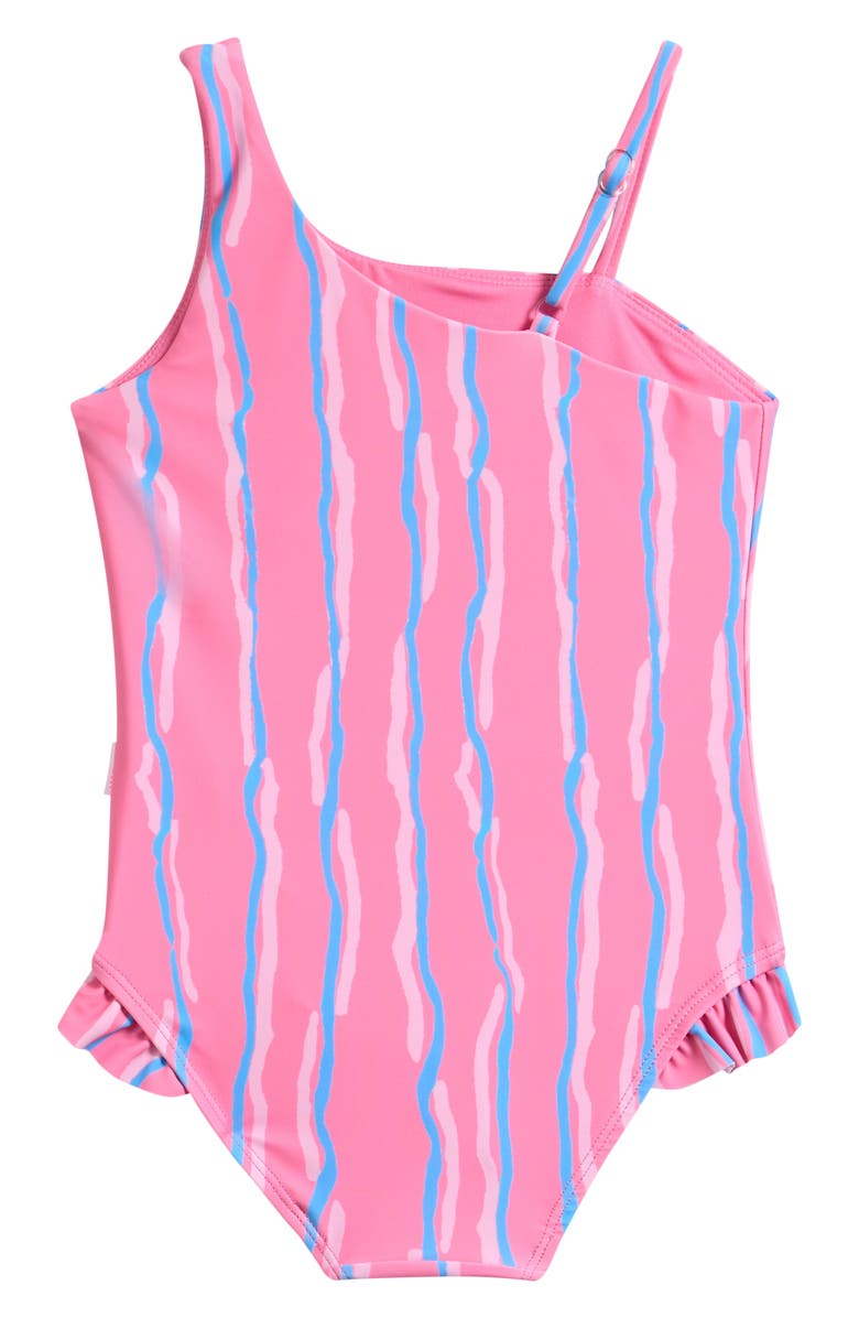 Seafolly Kids' Aruba Ruffle One-Piece Swimsuit, Alternate, color, Aruba Pink