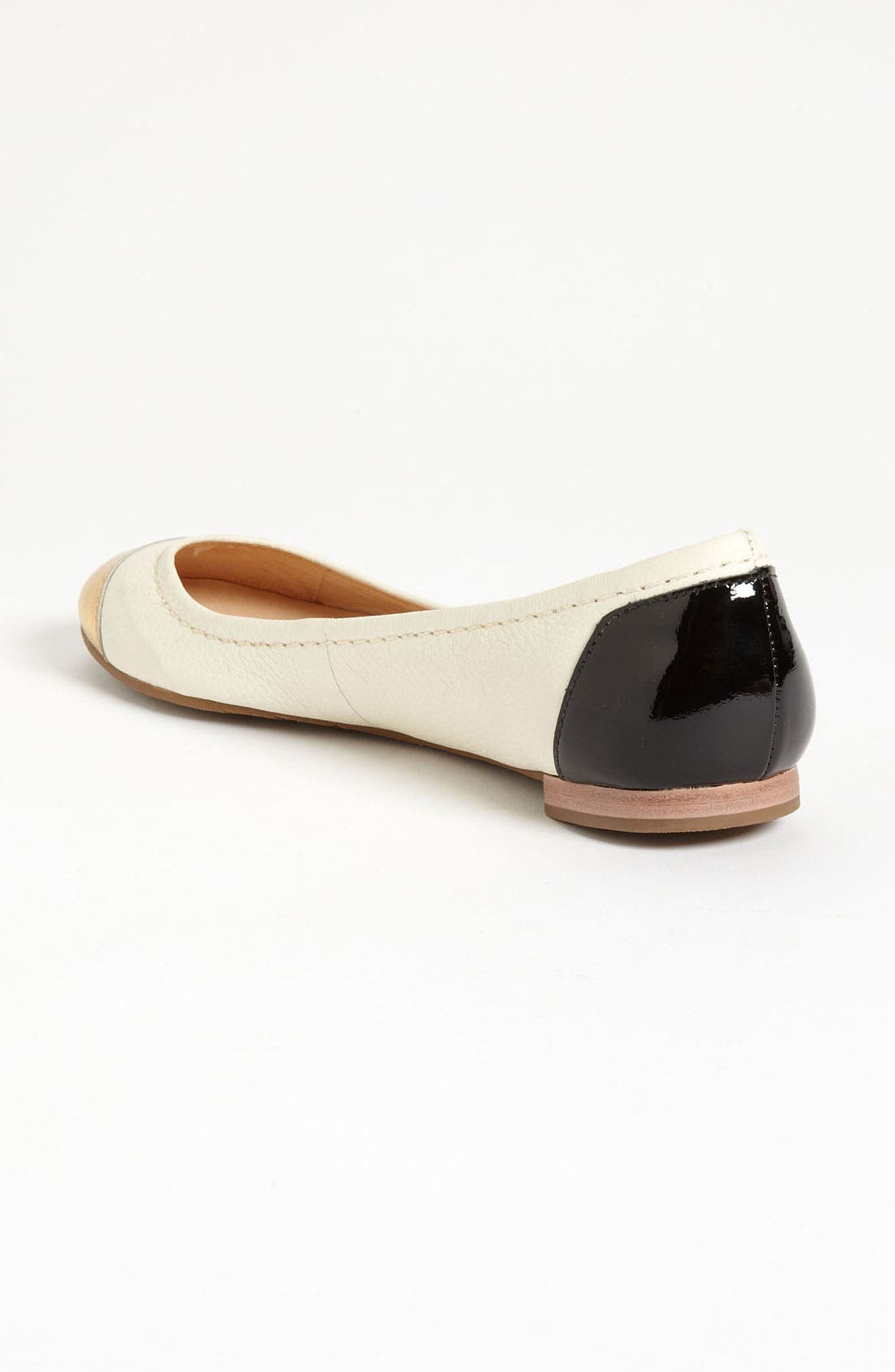 KATE SPADE TERRY FLAT, Alternate, color, CREAM/ GOLD/ BLACK