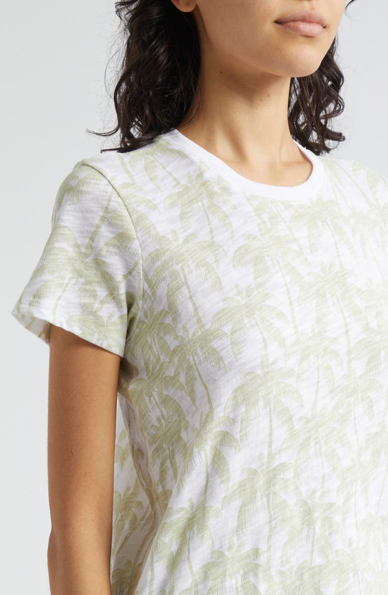 ATM Anthony Thomas Melillo Palm Print Cotton T-Shirt, Alternate, color,