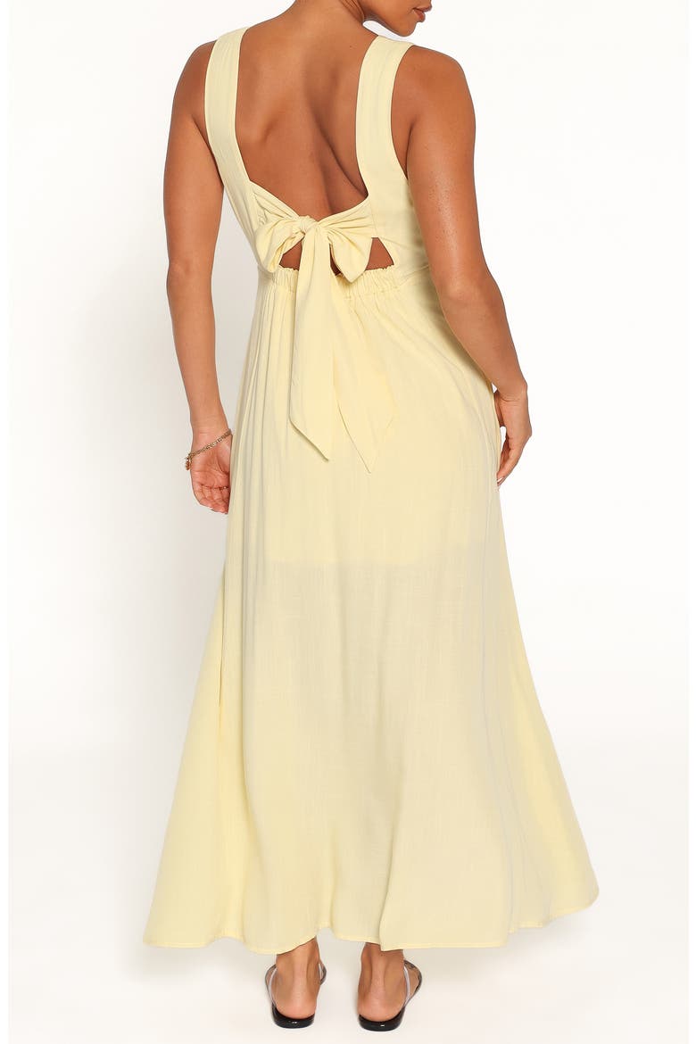 Kerrin Cotton Maxi Dress, Alternate, color, BUTTER YELLOW