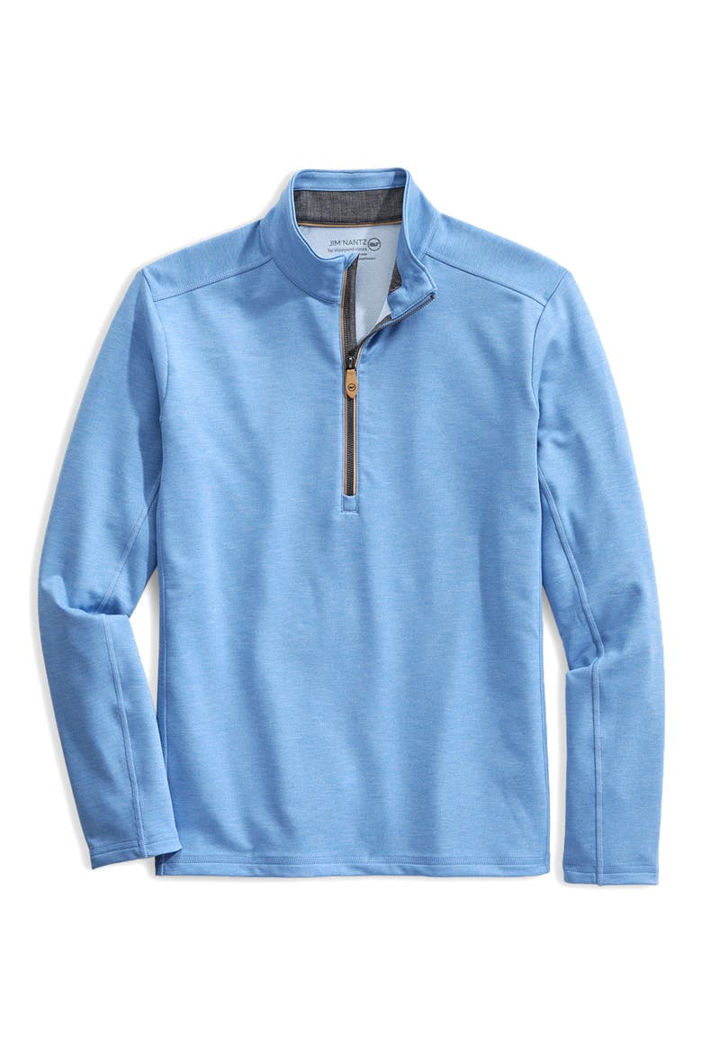 x Jim Nantz Pescadero Half-Zip Performance Pullover, Alternate, color, CLEAR SKY