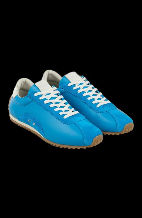Sandro Vintage Low Top Running Sneakers In Blue