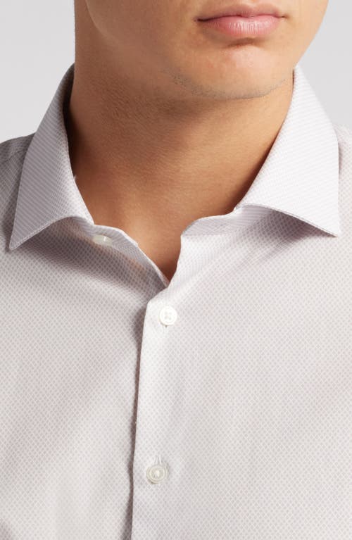 Nordstrom Easy Care Extra Trim Fit Geometric Print Dress Shirt