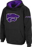 STADIUM ATHLETIC Youth Stadium Athletic Black Kansas State Wildcats Big Logo Pullover Hoodie