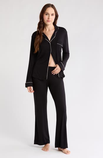 Tranquility Long Sleeve Shirt & Pants Two-Piece Pajama Set