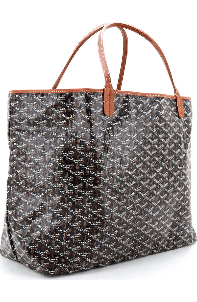 Pre-Owned Goyard Saint Louis Tote Coated Canvas GM, Alternate, color, Brown