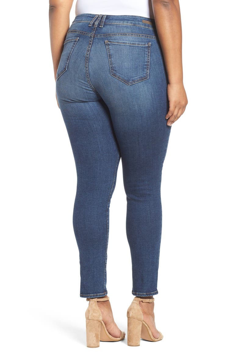 Mia Toothpick Stretch Skinny Jeans, Alternate, color, REPOSE