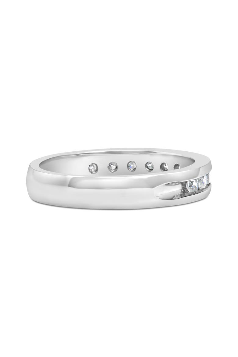 IGI Certified 18K Gold 1/2 Cttw Diamond Eternity Wedding Band Ring, Alternate, color, White Gold