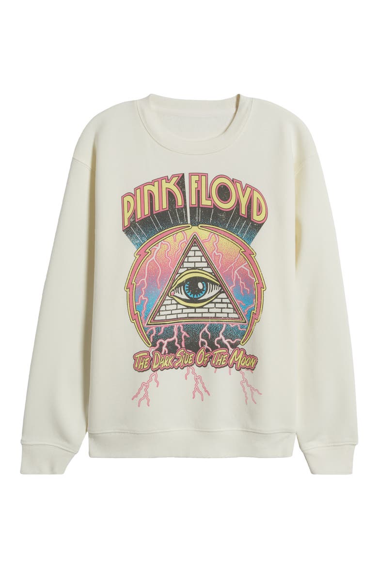 Pink Floyd Graphic Sweatshirt, Alternate, color, MARSHMALLOW