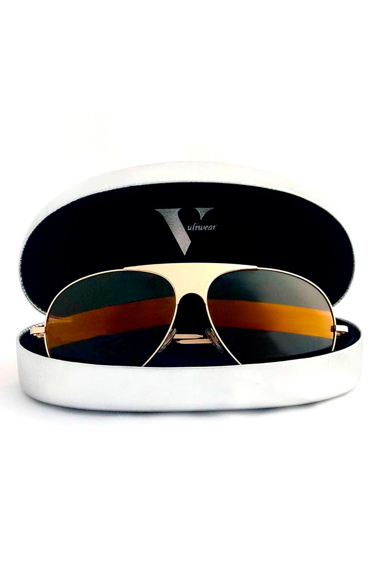 Elevated Aviator Polarized Sunglasses, Alternate, color, Siren