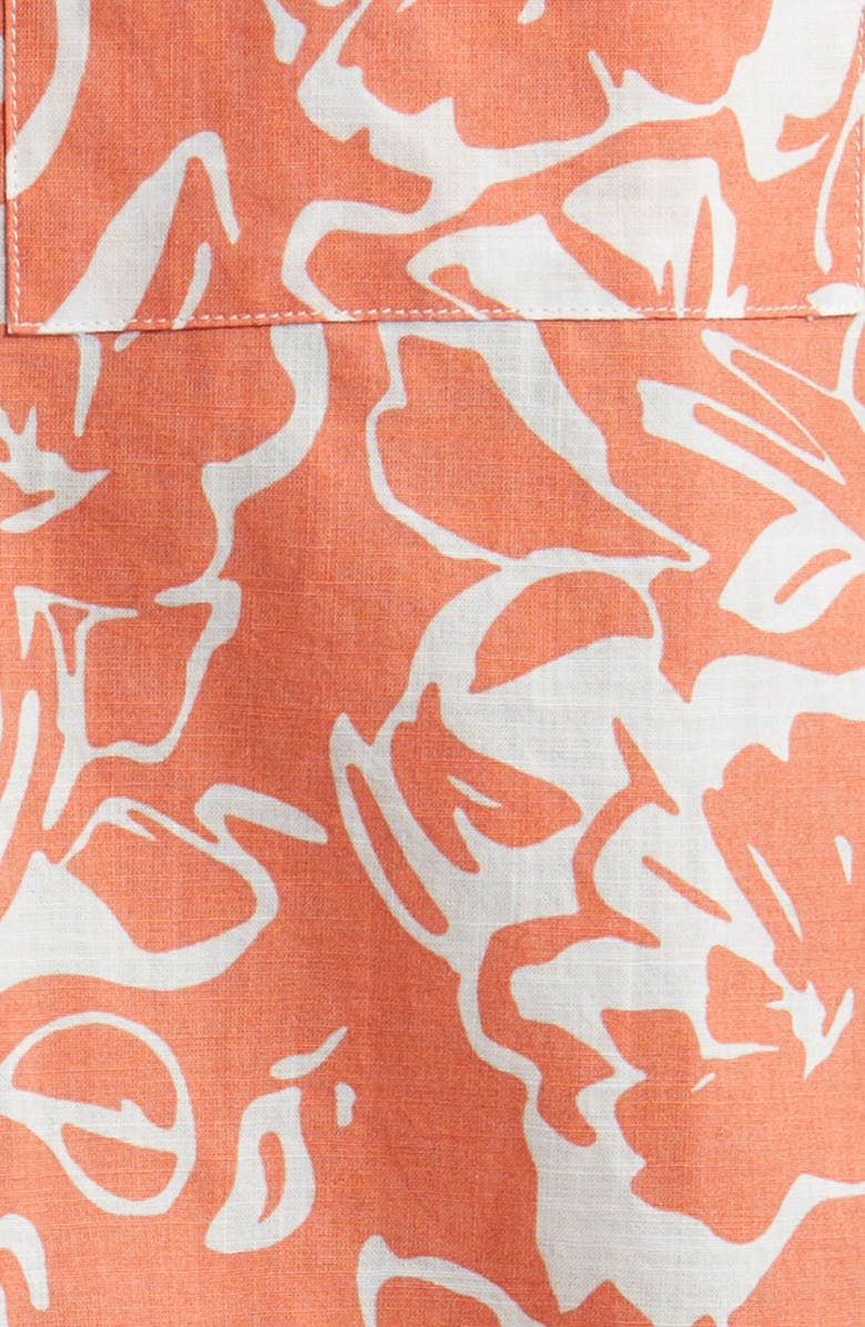 Rodd & Gunn Lanercost Original Fit Floral Short Sleeve Cotton Button-Up Shirt, Alternate, color, 