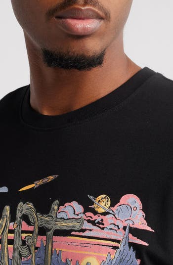 Siesta Long Sleeve Cotton Graphic T-Shirt