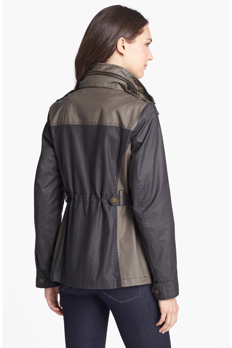 Waxed Cotton Field Jacket (Nordstrom Exclusive), Alternate, color, OLIVE