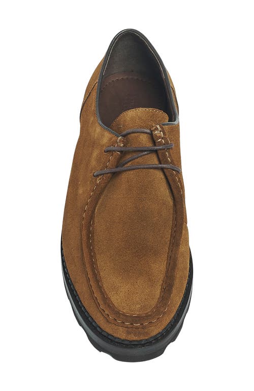 Anthony Veer Wright Moc Lace-up Boot In Brown Suede