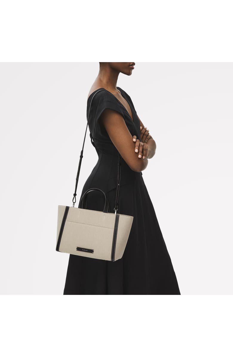 Radley Oak Street - Canvas Medium Ziptop Satchel Bag, Alternate, color, Natural